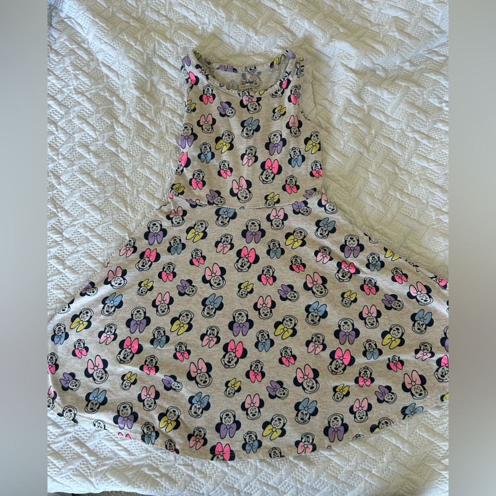 Jumping Beans Kids Dress with Pink, Yellow, and Blue Patterns
